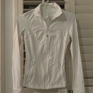 Lululemon White Define Jacket, Size 4